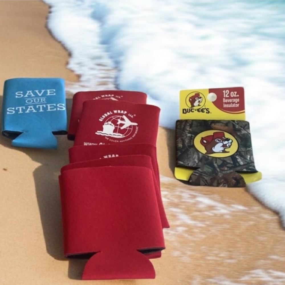drink insulated holders bundle 6 set 4 red blue camouflage. Bucees NWT